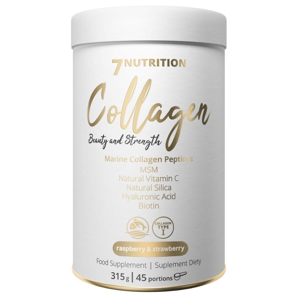 7Nutrition Fish Collagen 5000 mg, Raspberry-Strawberry-Cherry - 315 g