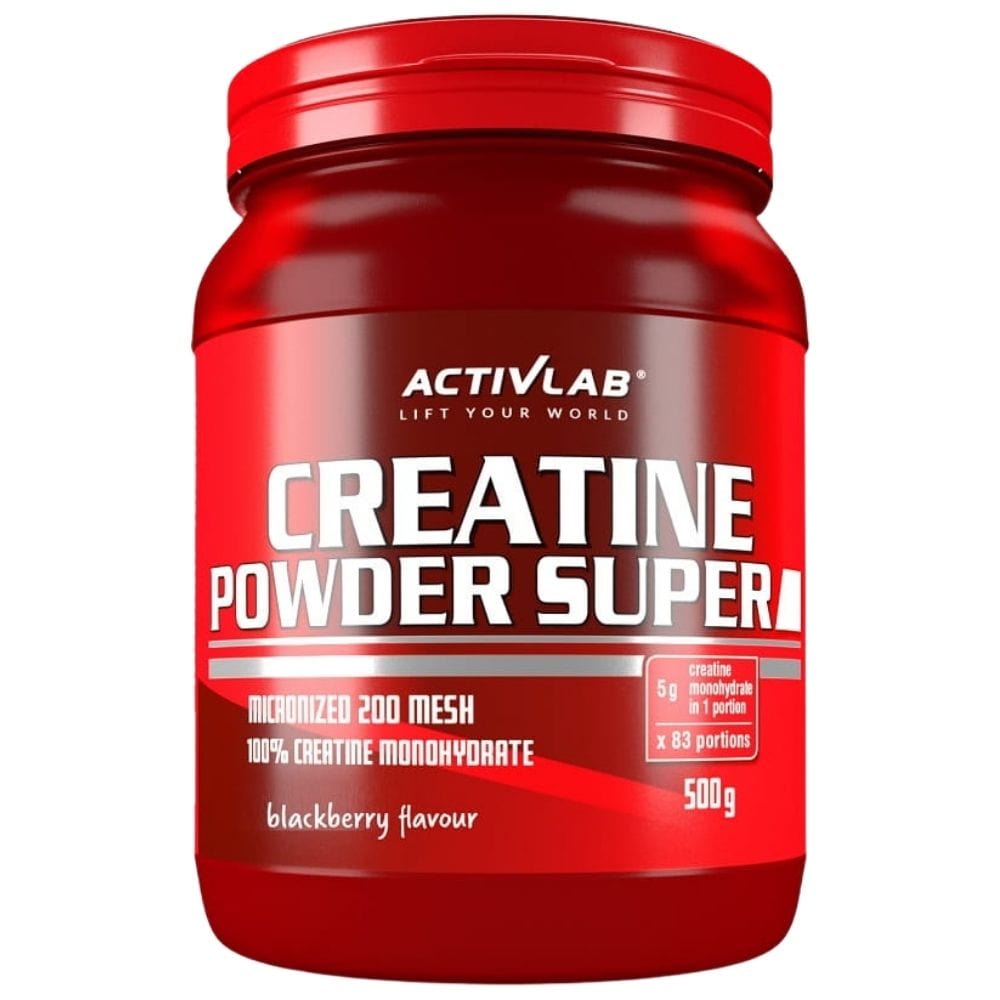 Activlab Creatine Powder Super 5000 mg, Black Currant - 500 g