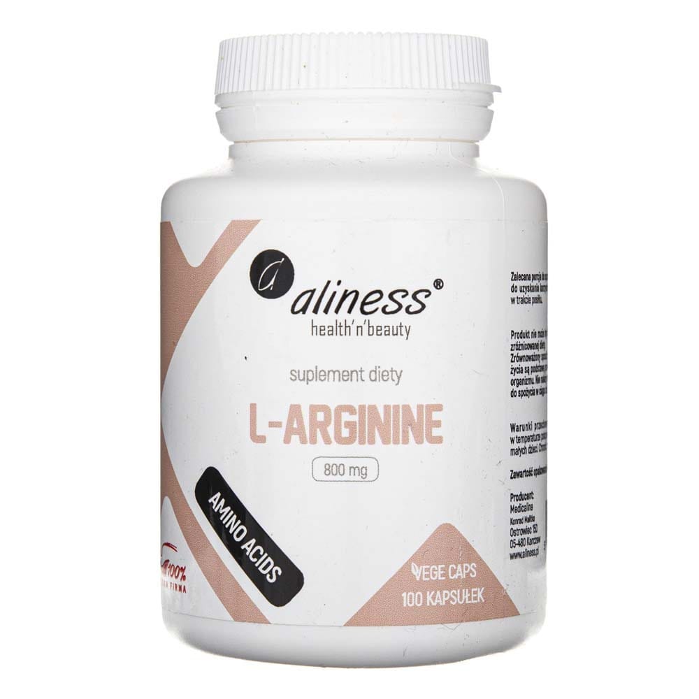 Aliness L-Arginine 800 mg - 100 Capsules