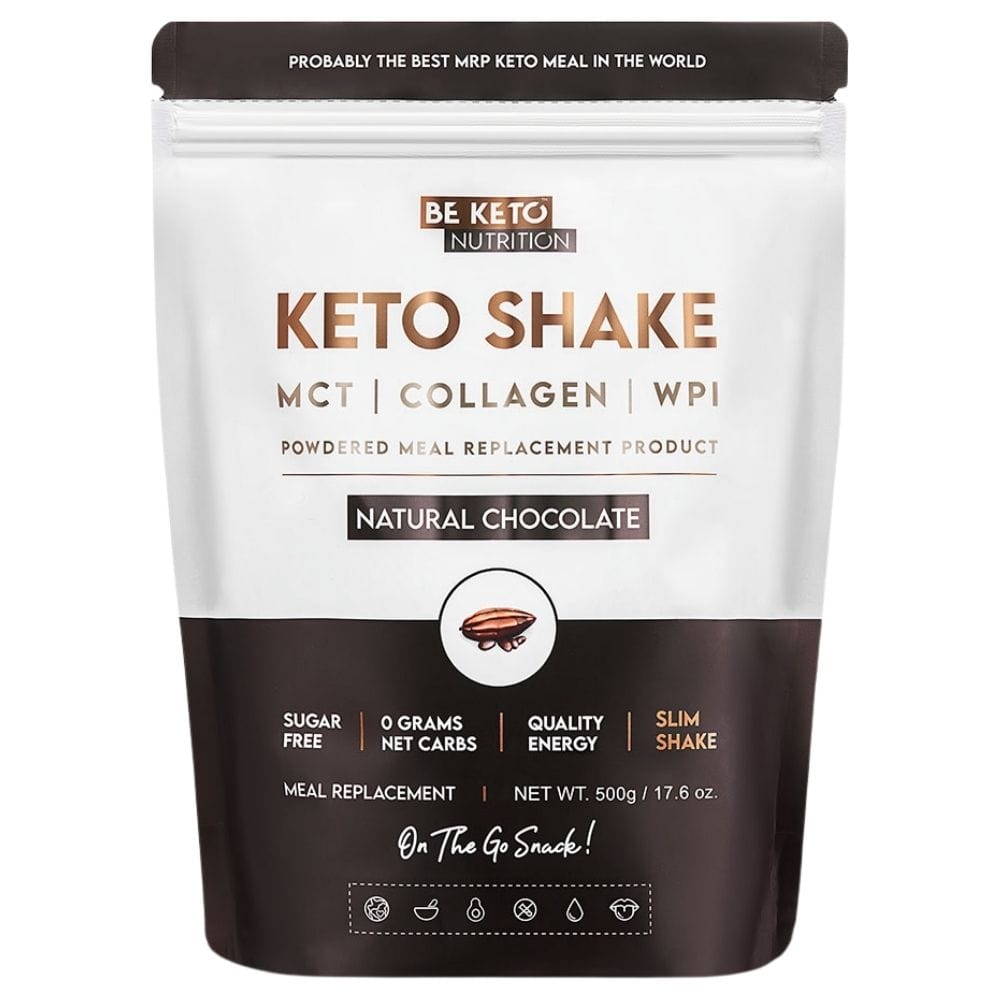 BeKeto Diet Keto Shake, Natural Chocolate - 500 g