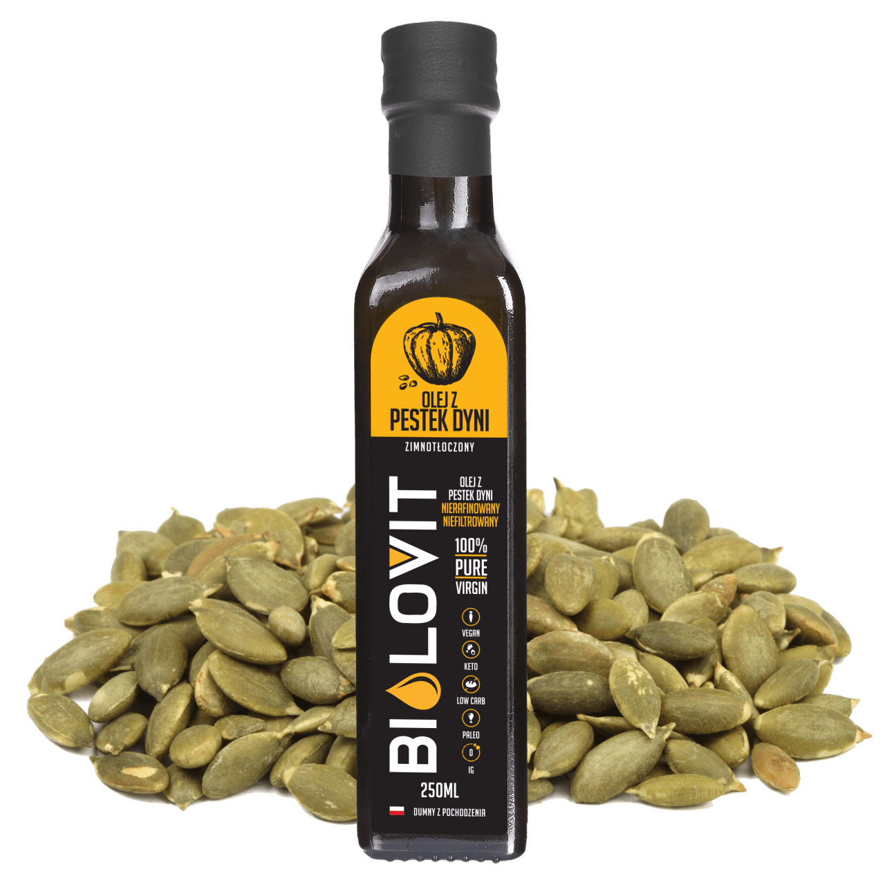 Bilovit Pumpkin Seed Oil Cold Pressed - 250 ml