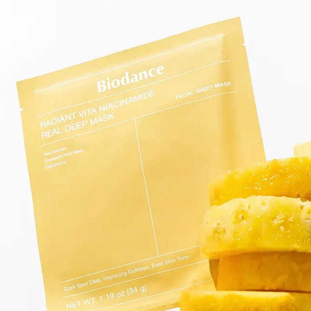 Biodance Radiant Vita Niacinamide Real Deep Mask - 4 Pieces