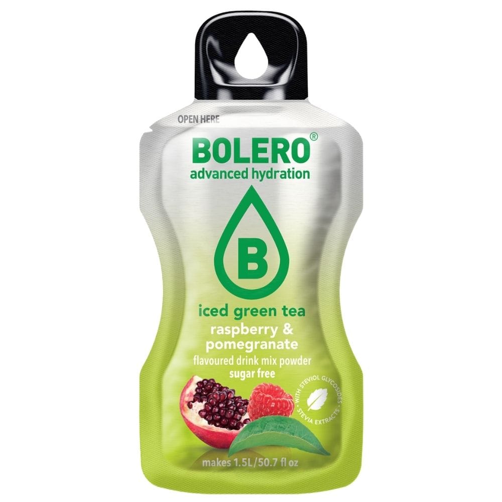 Bolero Classic Instant Drink - 9 g Iced Green Tea Raspberry & Pomegranate