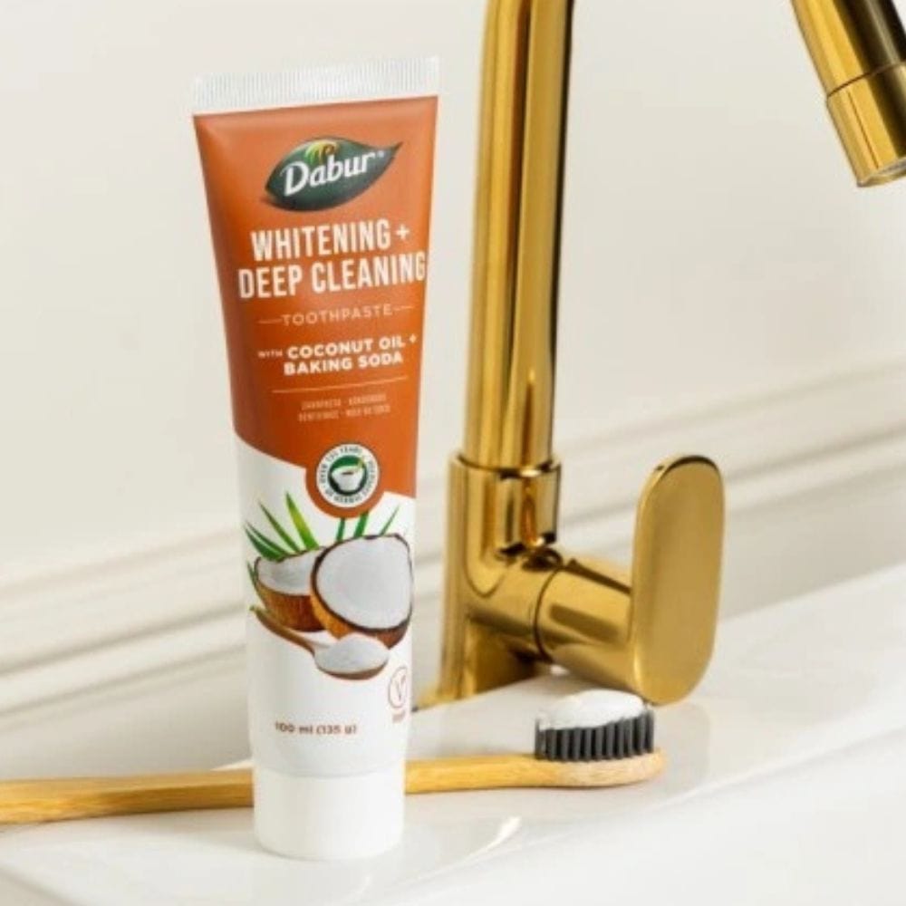 Dabur Whitening Toothpaste with Coconut Oil - 100 ml