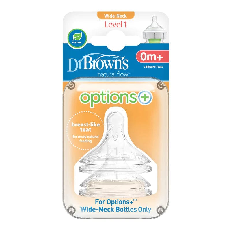 Dr Brown's Options+ Teat Level 1 0-3 m - 2 pieces
