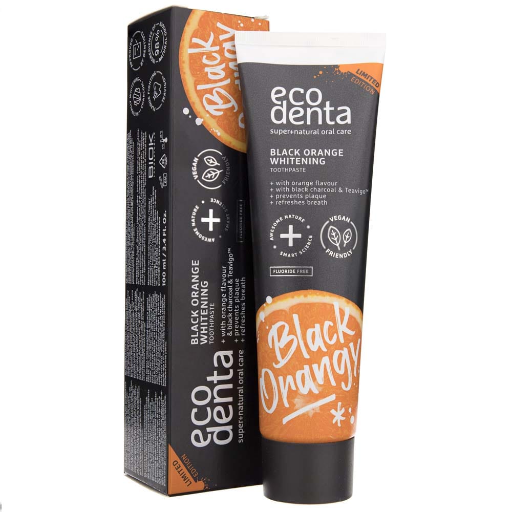 Ecodenta Toothpaste Whitening Black Orange - 100 ml