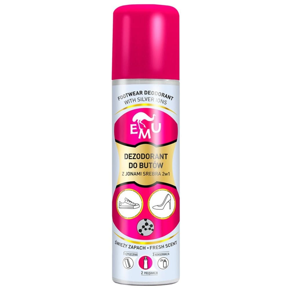 EMU 2-in-1 Shoe Deodorant with Silver Ions - 150 ml