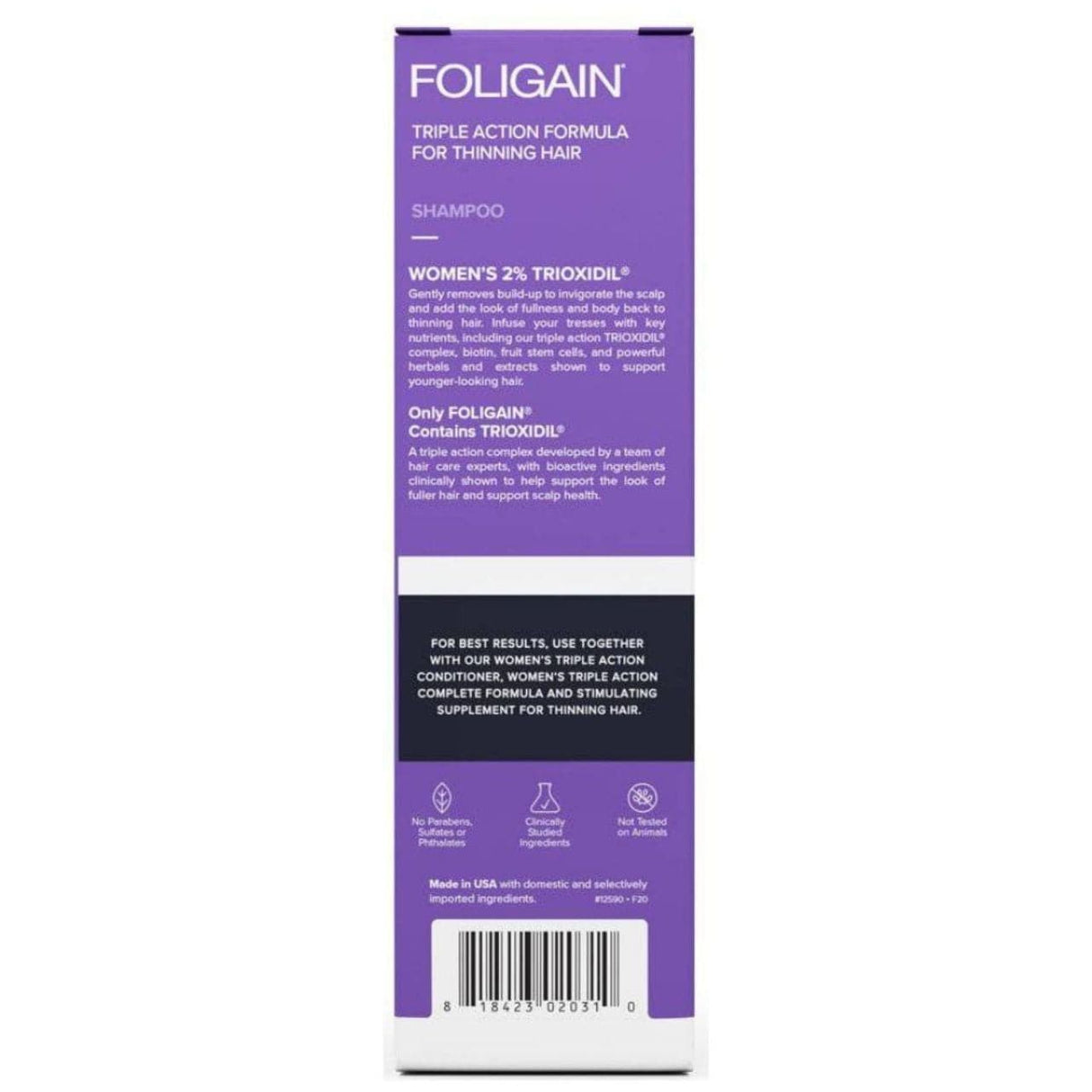 Foligain Shampoo for Thinning Hair for Women - 236 ml