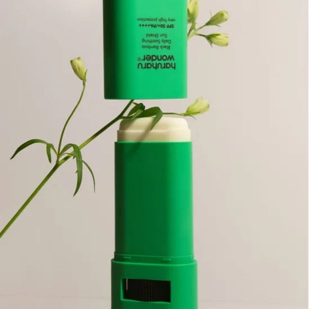 HaruHaru Wonder Black Bamboo Sunscreen Stick SPF50+ with Bamboo Shoots - 20 g