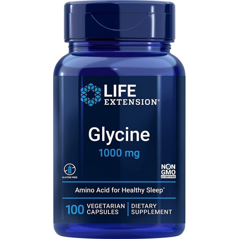 Life Extension Glycine 1000 mg - 100 Veg Capsules