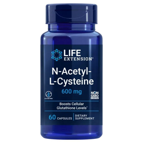Life Extension N-Acetyl-L-Cysteine (NAC) 600 mg - 60 Capsules