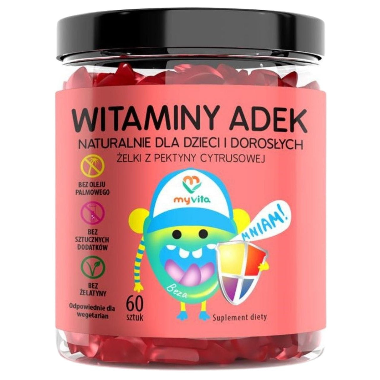 MyVita Natural ADEK Vitamin Gummies – 60 Pieces