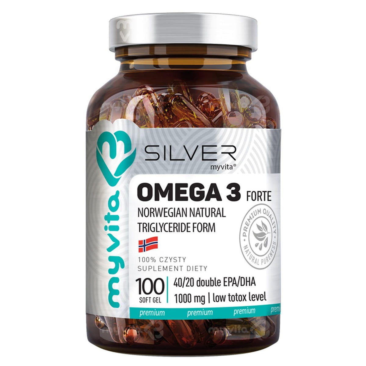 MyVita Silver Omega 3 Forte - 100 Capsules