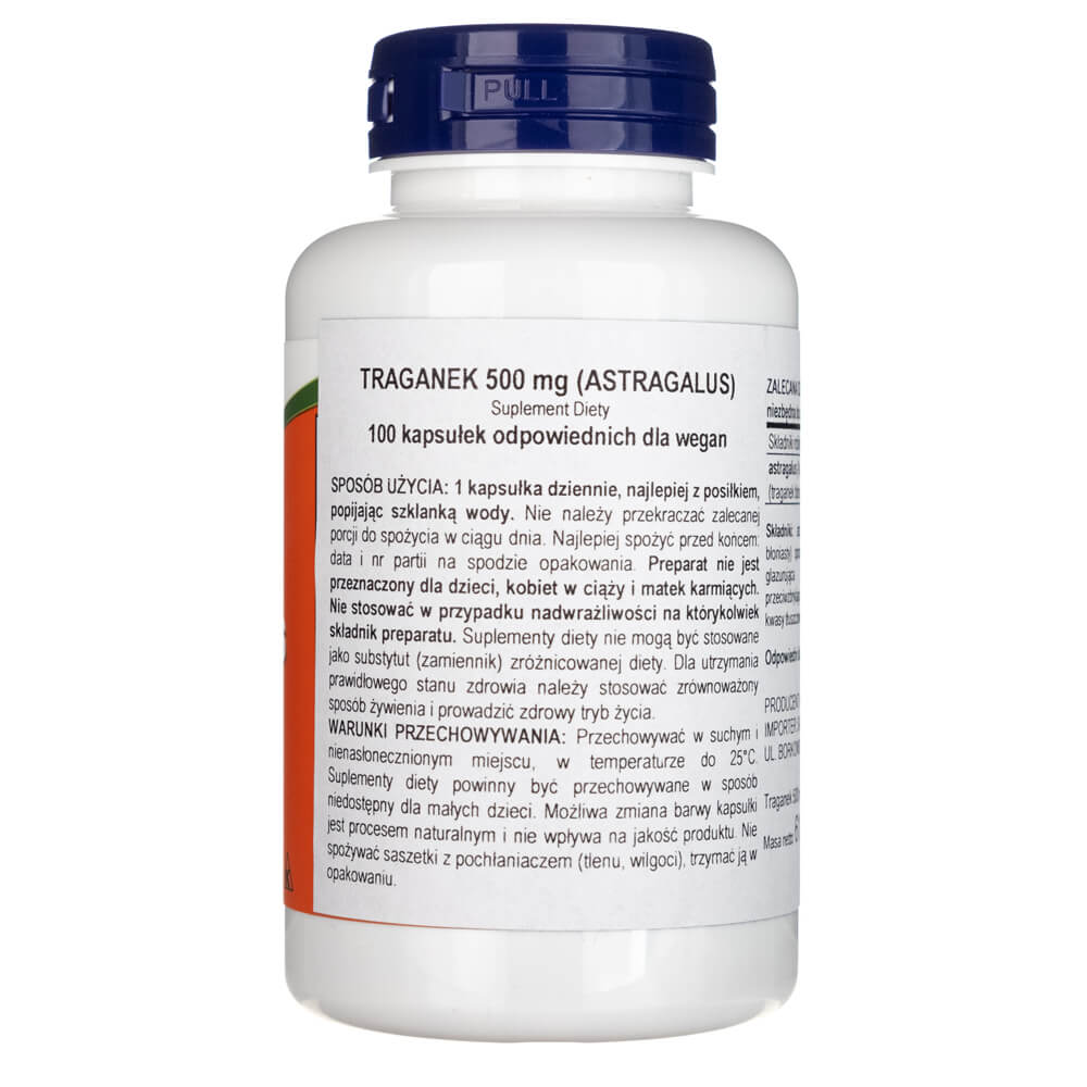 Now Foods Astragalus 500 mg - 100 Veg Capsules