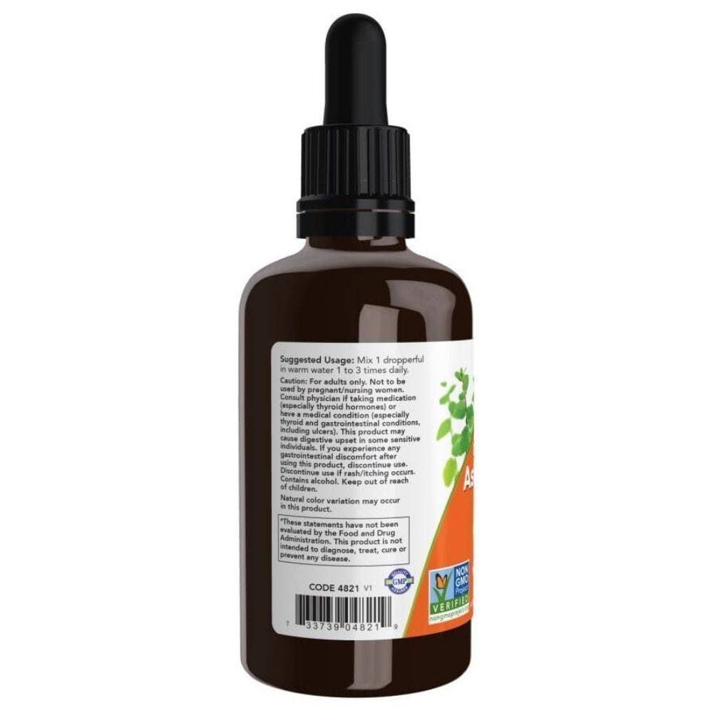 Now Foods Certified Organic Ashwagandha Extract - 59 ml