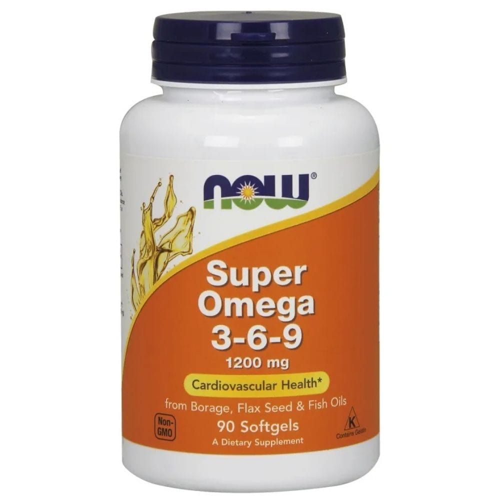 Now Foods Super Omega 3-6-9 1200 mg - 90 Softgels