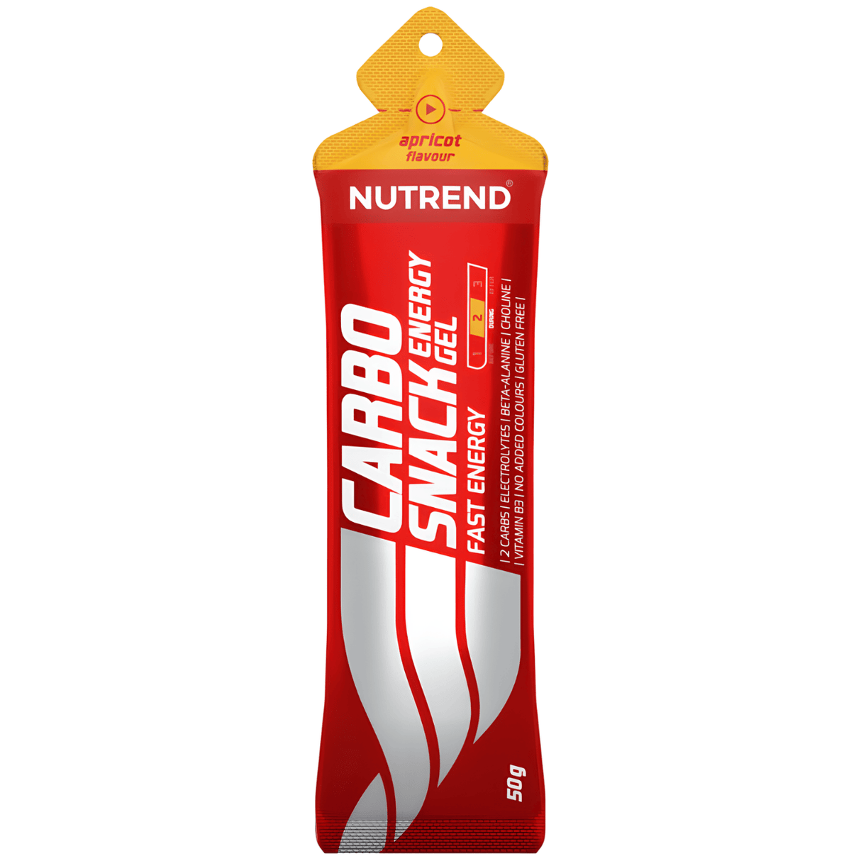 Nutrend Carbosnack Gel, Apricot - 50 g