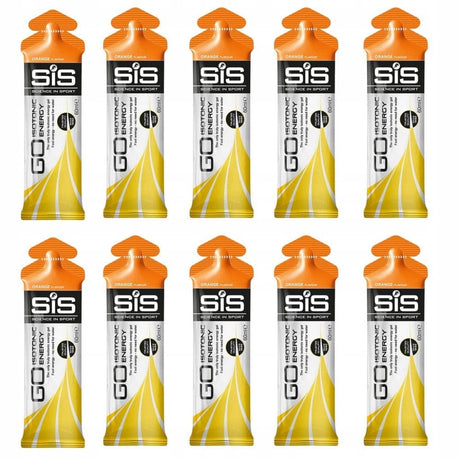 SIS GO Isotonic Energy, Orange - 60 ml x 10 pieces