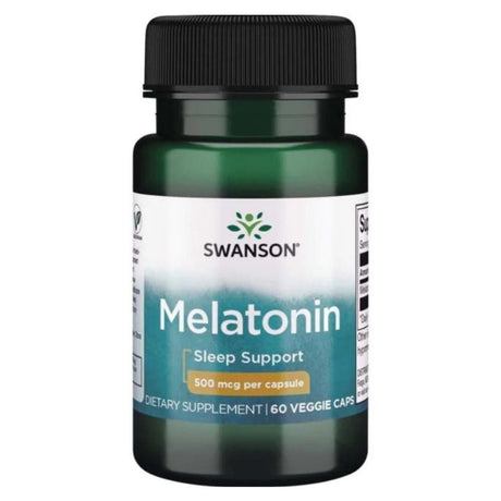 Swanson Melatonin 500 mcg - 60 Capsules