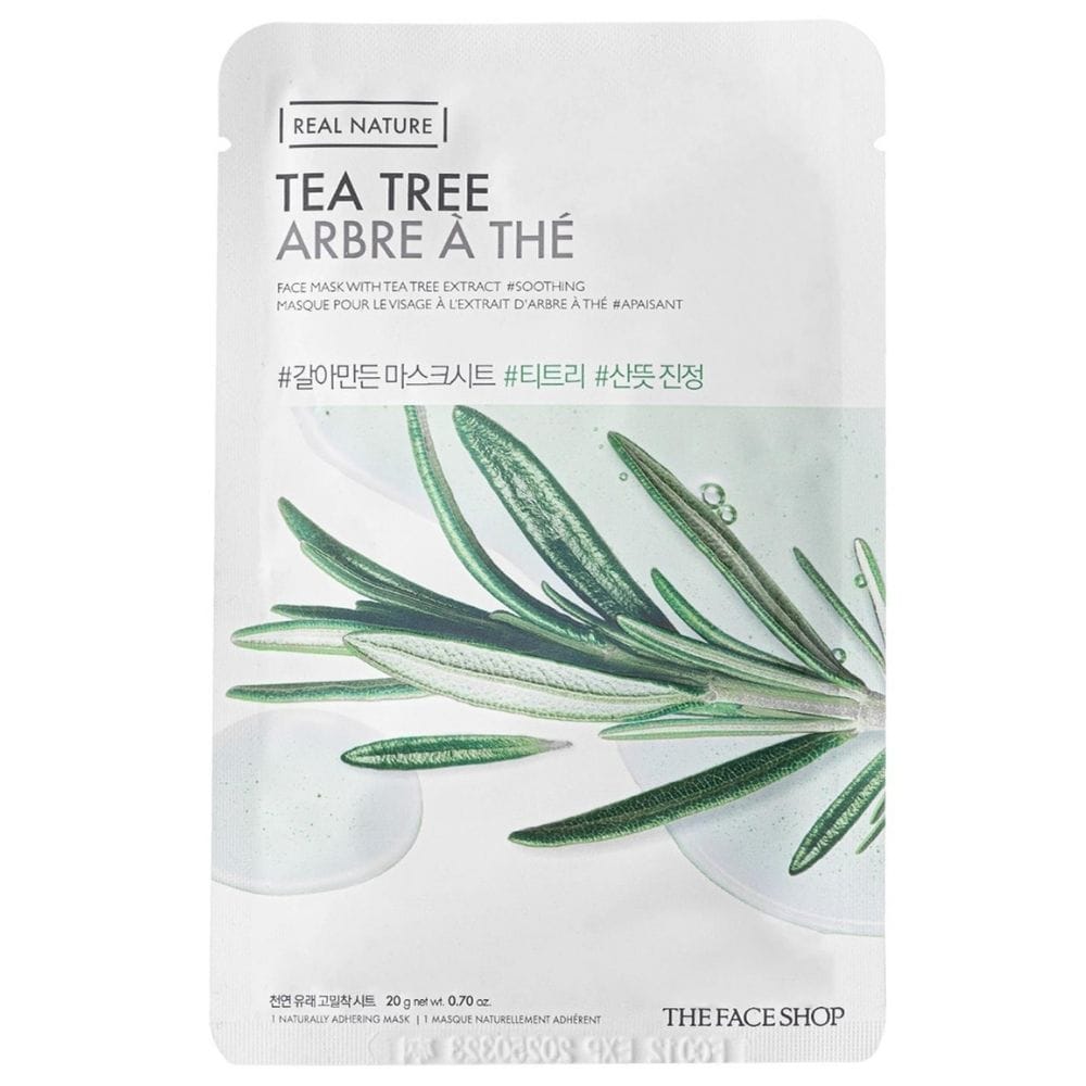 The Face Shop Real Nature Sheet Mask with Tea Tree Extract - 20 g