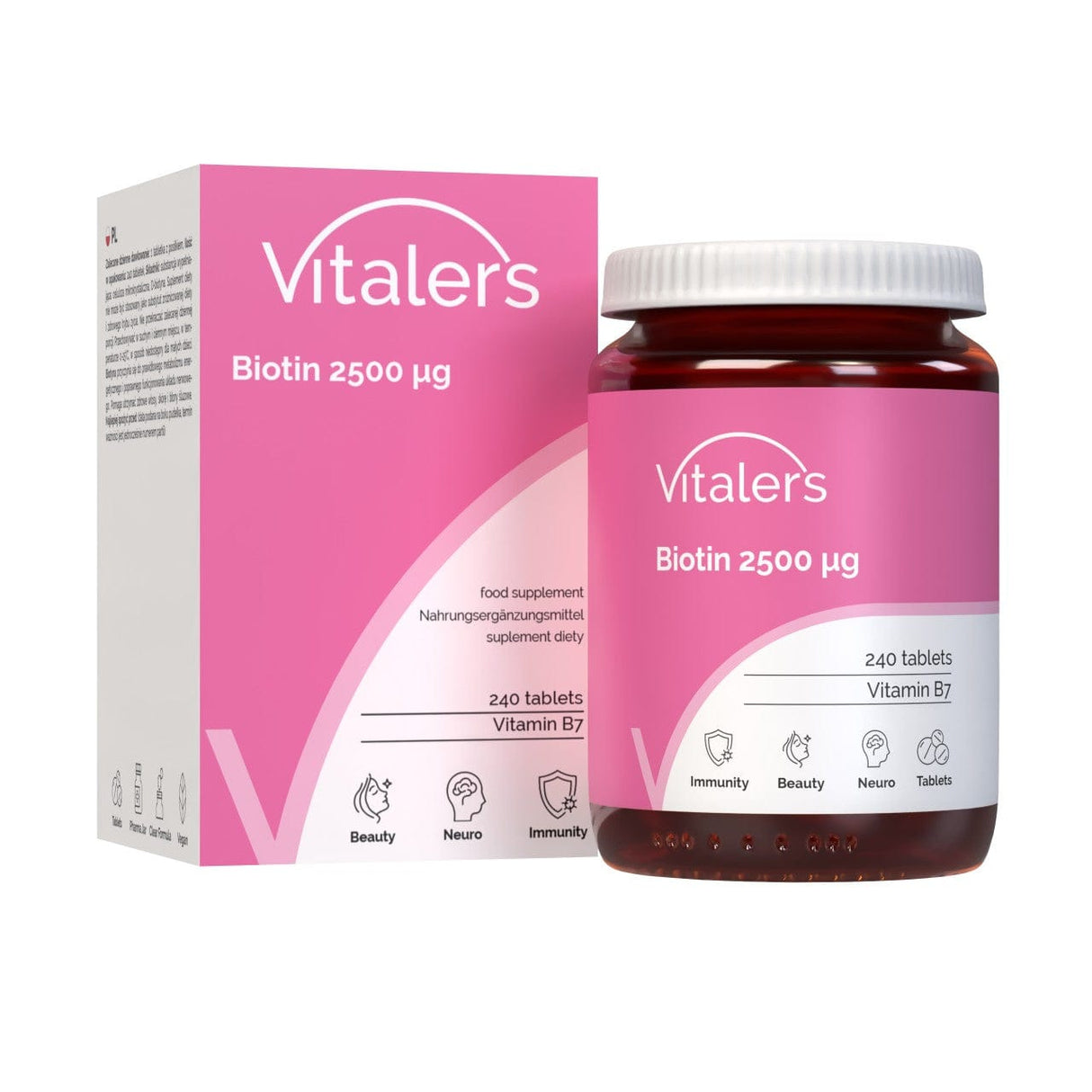 Vitaler's Biotin 2500 mcg - 240 Tablets