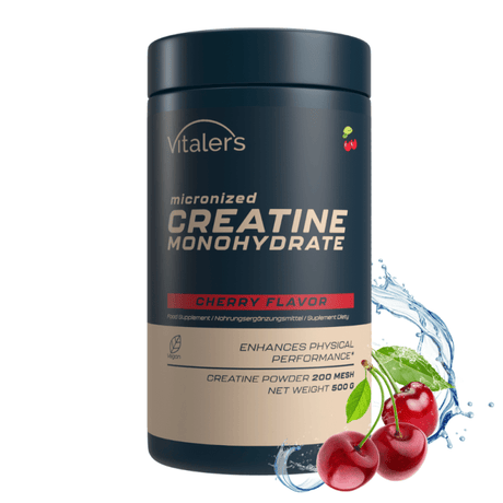 Vitaler's Sport Micronized Creatine Monohydrate 5000 mg, Cherry - 500 g