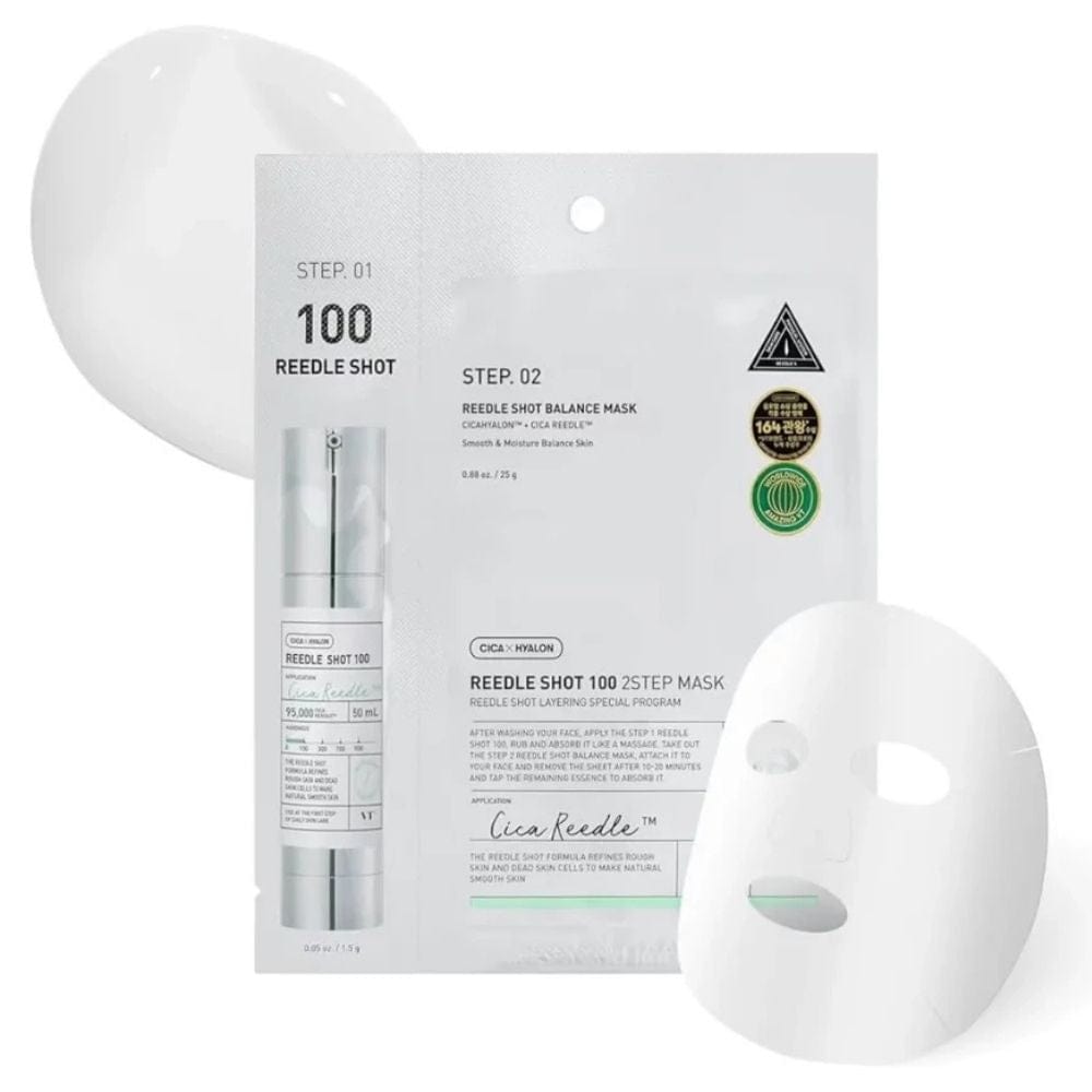 VT Cosmetics Reedle Shot 100 2-Step Firming Mask - 1.5 g + 25 g