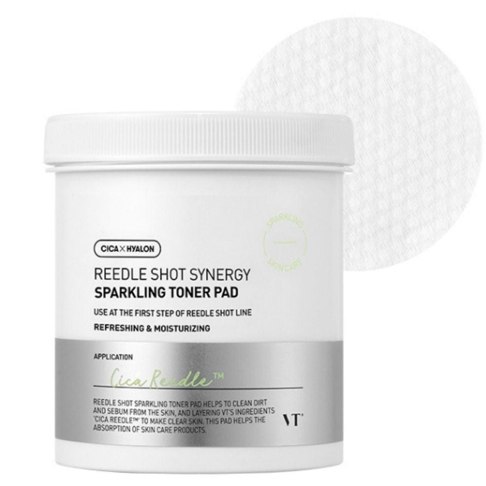 VT Cosmetics Reedle Shot Synergy Sparkling Toner Pad - 80 Pieces