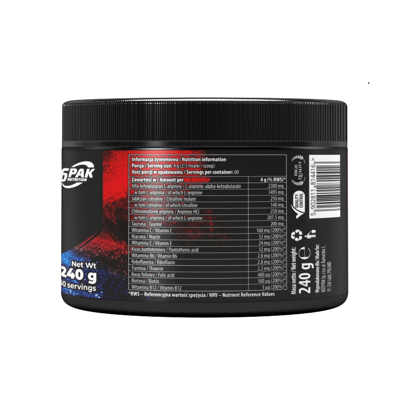 6PAK Boom Tropical Pre-Workout - 240 g