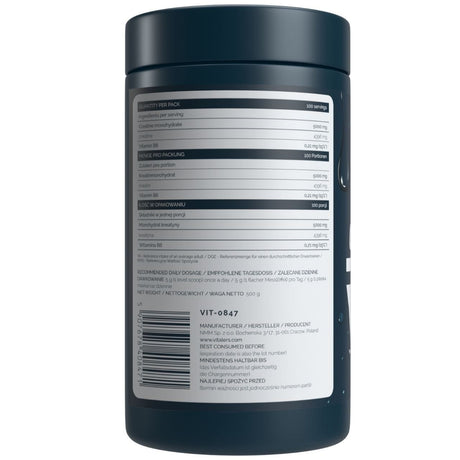 Vitaler's Sport mikroniseret kreatinmonohydrat 5000 mg - 500 g