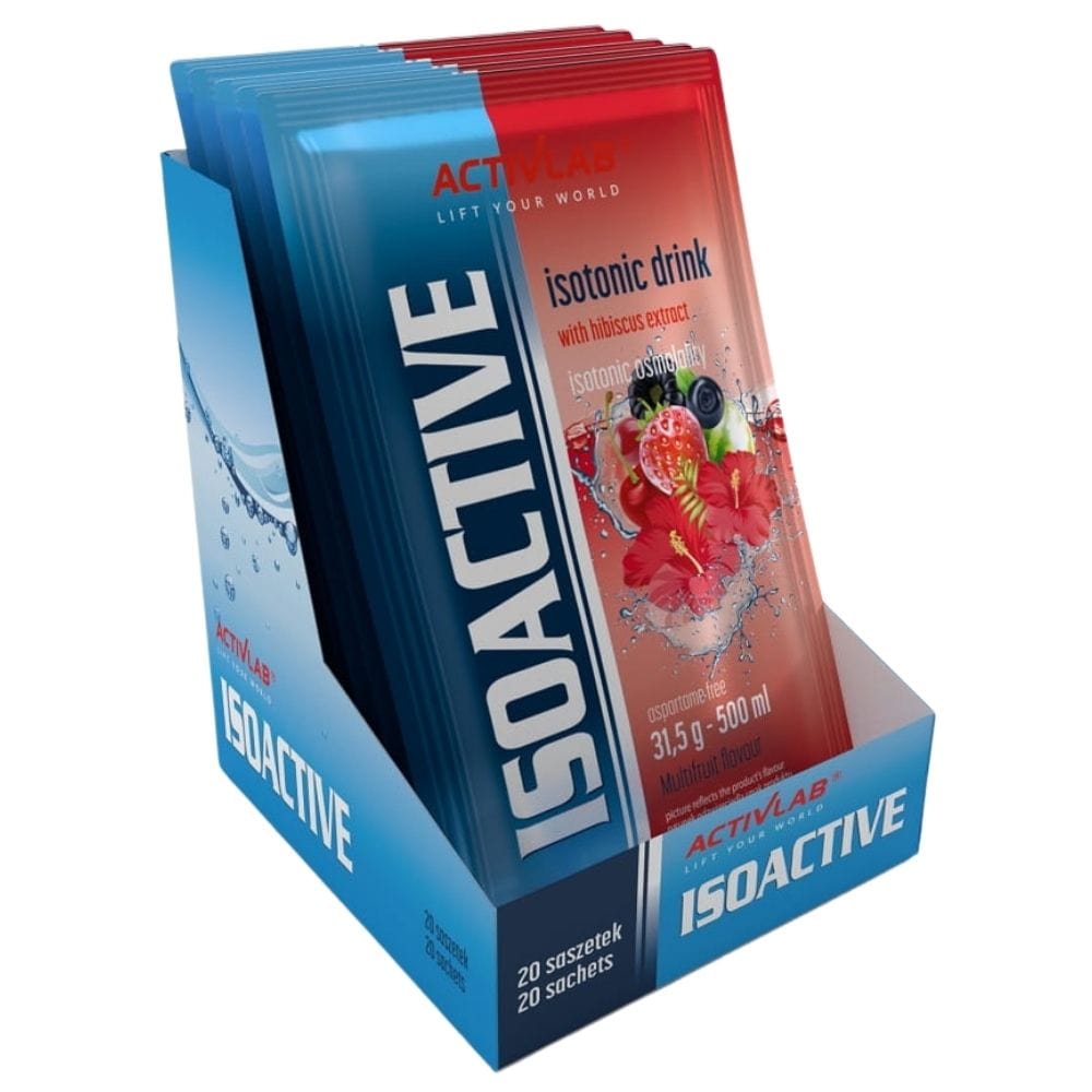 Activlab Isoactive Isotonic with Hibiscus, Multifruit - 20 Sachets