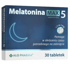 ALG Pharma Melatonin MAX 5 mg - 30 Tablets