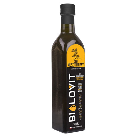 Bilovit Cold-pressed Mustard Oil - 500 ml