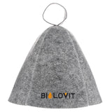 Bilovit Felt Sauna Cap, Grey - 1 Piece