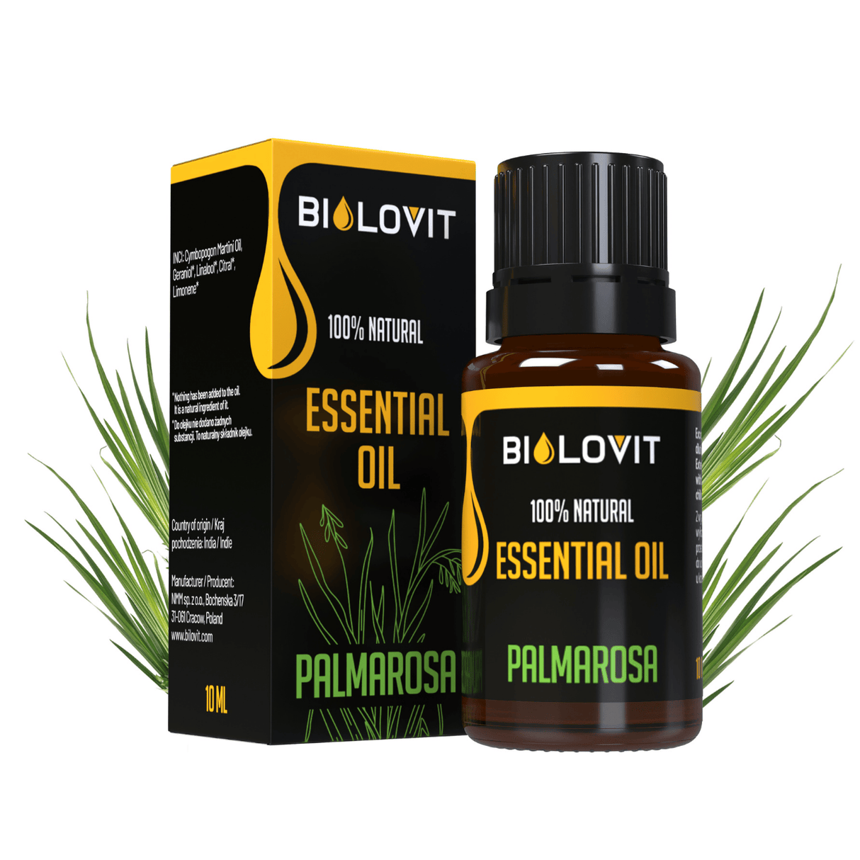 Bilovit Palmarosa Essential Oil - 10 ml