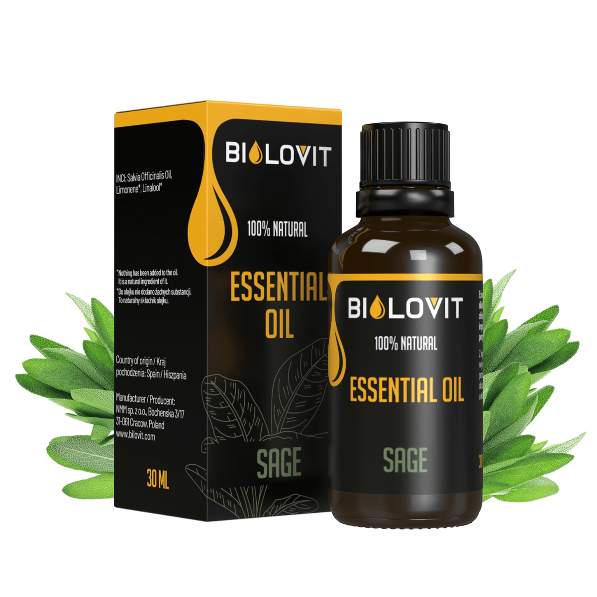 Bilovit Sage Essential Oil - 30 ml