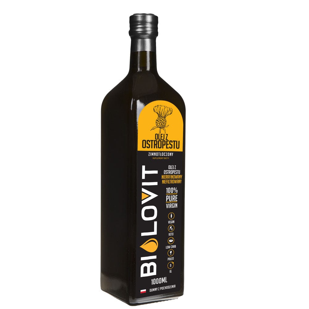 Bilovit Thistle Oil Cold Pressed - 1000 ml