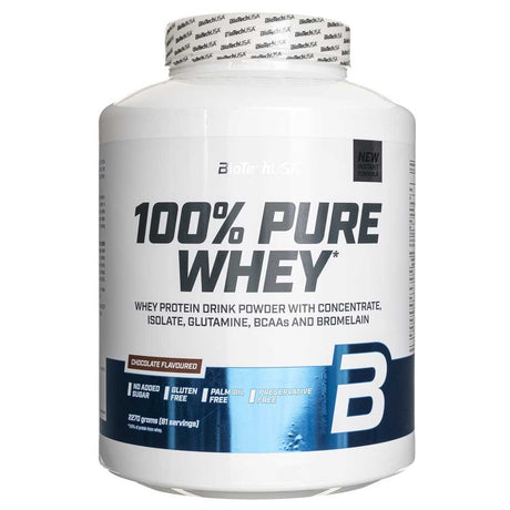 BioTech USA 100% Pure Whey, Chocolate Flavoured - 2270 g