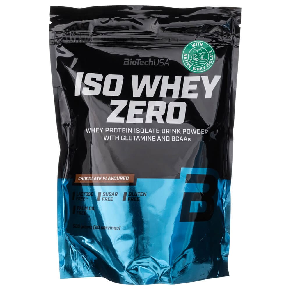 BioTech USA Iso Whey Zero, Chocolate Flavoured - 500 g