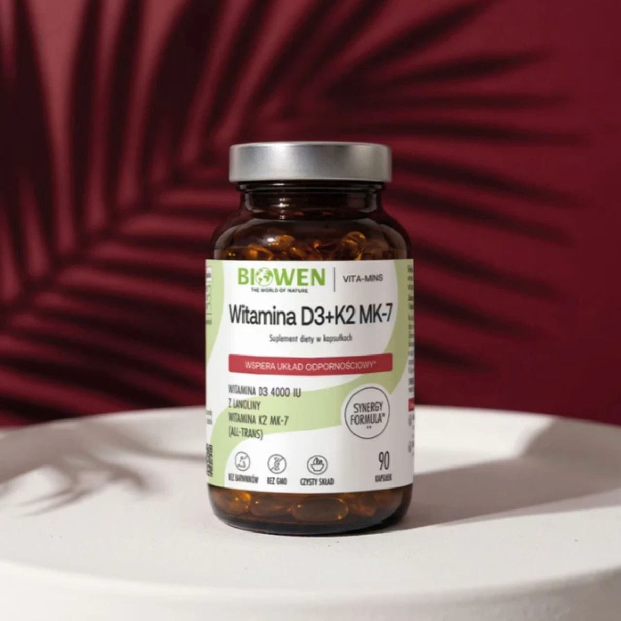 Biowen Vitamin D3 + K2mK7 - 90 Capsules