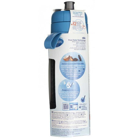 Brita Fill & Go Active Water Filtration Bottle Blue - 0.6 L