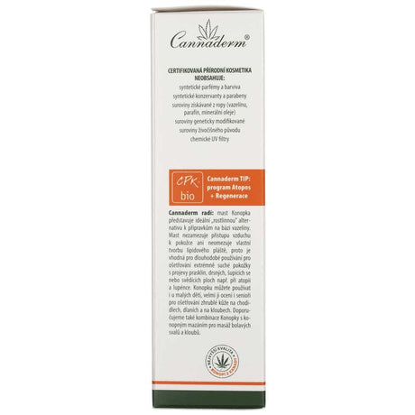 Cannaderm Konopka Ointment for very dry skin - 75 g