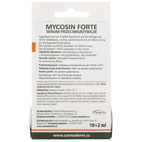 Cannaderm Mycosin Forte Antifungal Serum - 12 ml