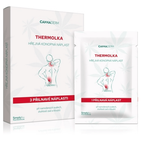 Cannaderm Thermolka Warming Plasters - 3 pieces