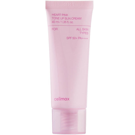 Celimax Heart Pink Tone Up Moisturising Sun Cream SPF 50+ - 40 ml