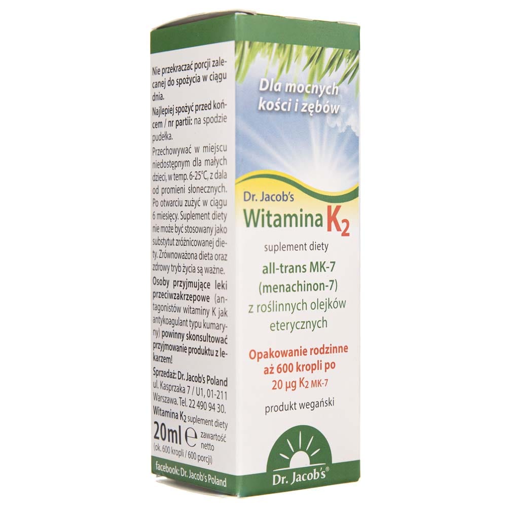 Dr. Jacob's Vitamin K2, drops - 20 ml