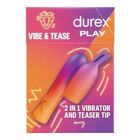 Durex Play Vibe & Tease 2in1 Vibrator with Stimulating Tip