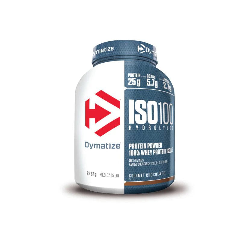 Dymatize ISO 100 Hydrolyzed Whey Protein Isolate, Gourmet Chocolate - 2264 g