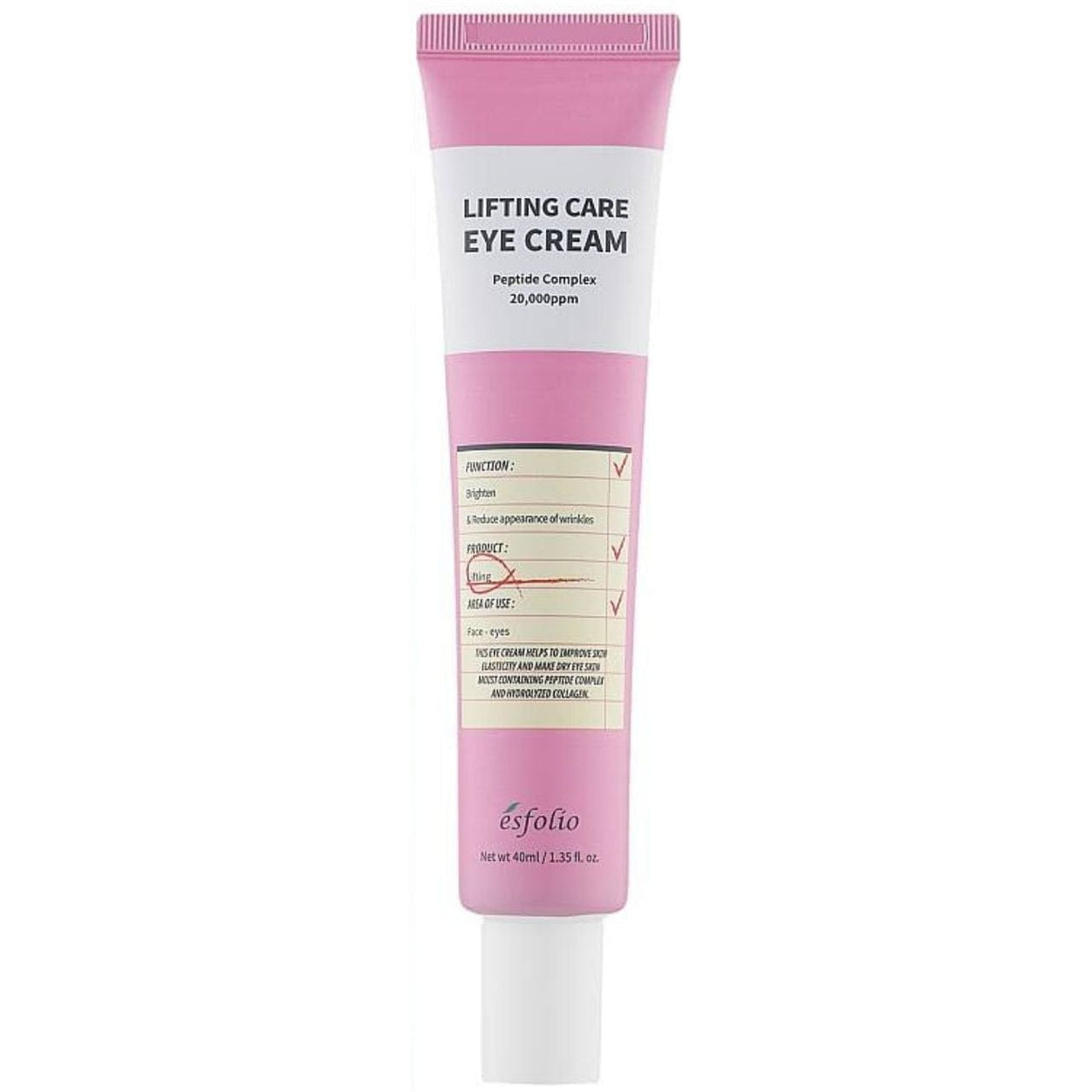 Esfolio Lifting Care Eye Cream - 40 ml