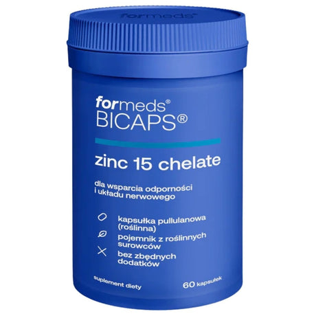 Formeds BICAPS Zinc 15 Chelate - 60 Capsules